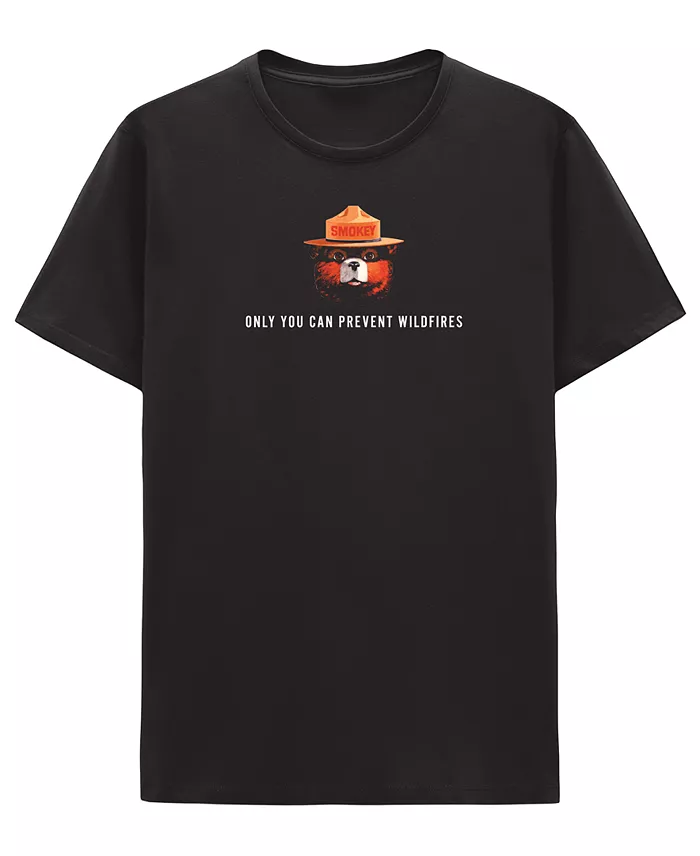Men's Smokey the Bear Short-Sleeve Crewneck T-Shirt