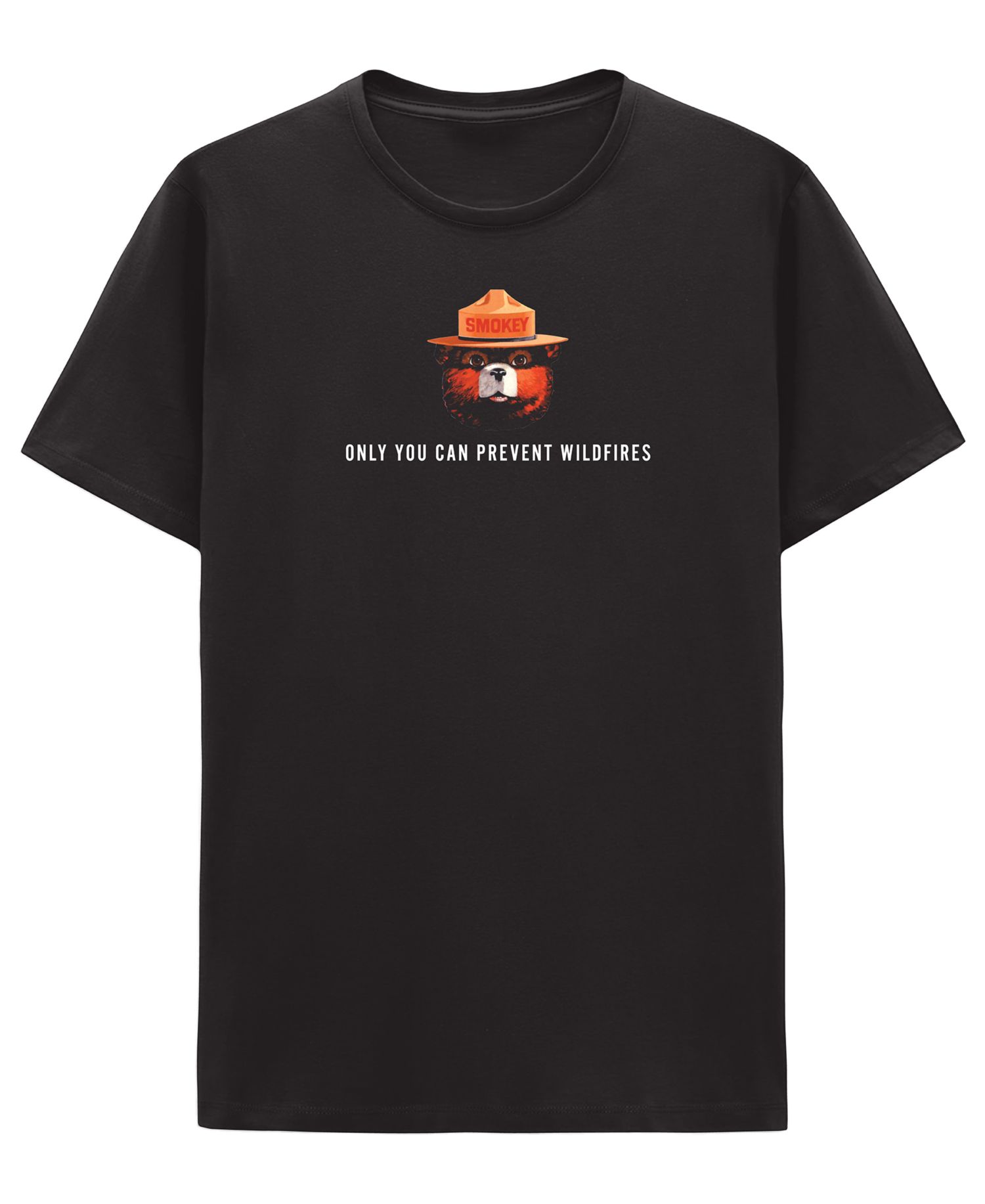 Men's Smokey the Bear Short-Sleeve Crewneck T-Shirt