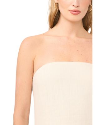 Women's Strapless Midi Dress