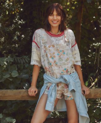 Women's Ziggy Printed Square Neck Shortall