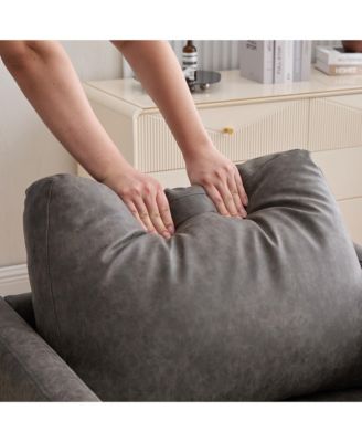 Modern Swivel Accent Chair, 360° Rotation Leisure Chair with Removable Cushion