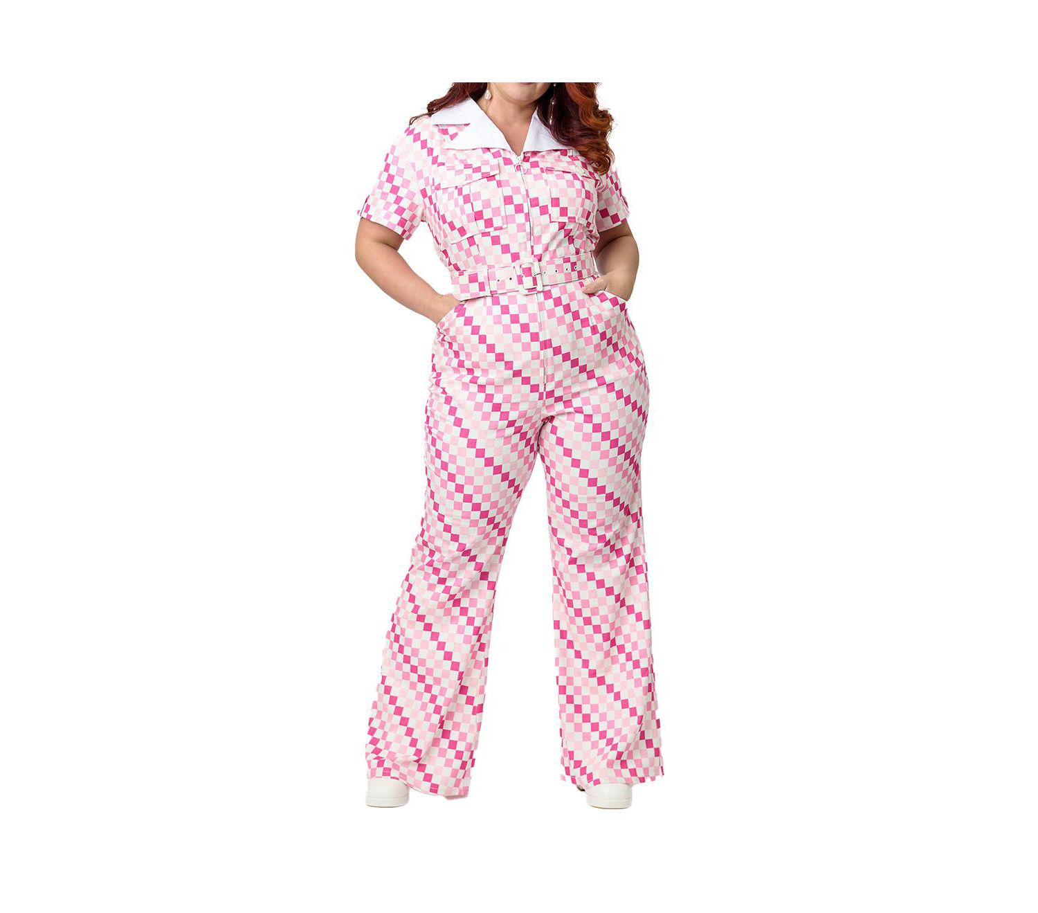 Plus Size Valentine Flare Jumpsuit