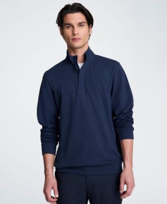 Men's Slim Fit Quarter Zip Sweater