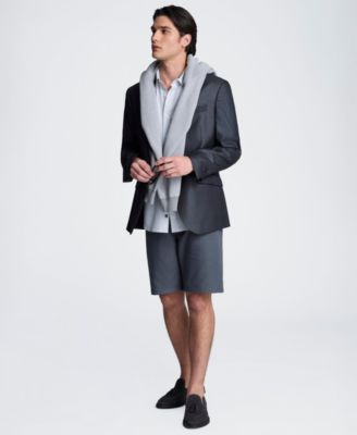 Men's Short-Sleeve Point Collar Shirt