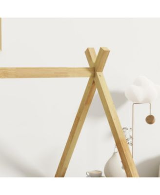 Wood Full Size Loft Bed with Built-in Wardrobe, Desk, Storage Shelves and Drawers