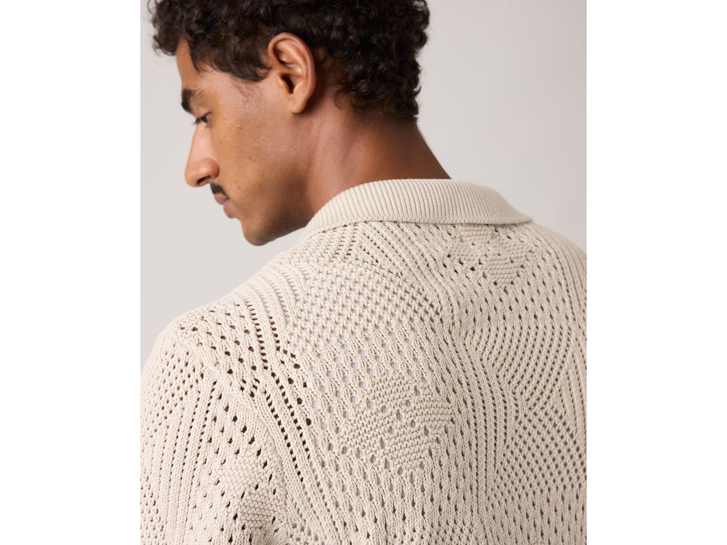 Мужской свитер Levi's Premium Short-Sleeve Sweater, цвет: Pumice — фото 3