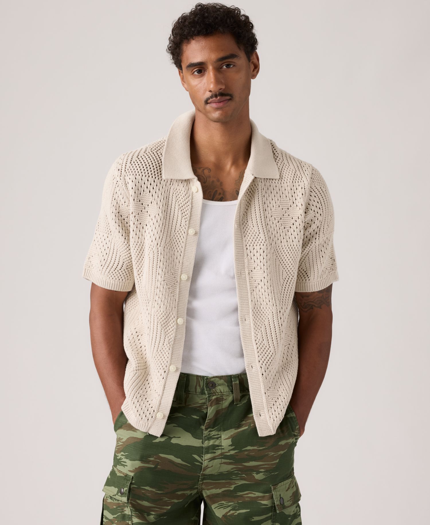 Men's Premium Short-Sleeve Sweater