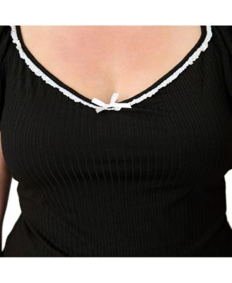 Plus Size Sweetheart Knit Top