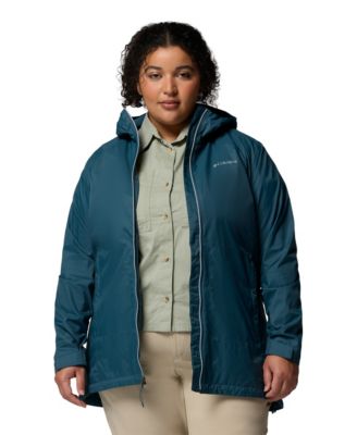 Plus Size Hooded Jacket