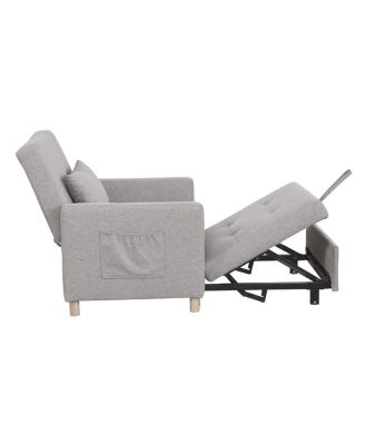 Convertible Sleeper Sofa Chair Bed with Pillow, Adjustable Multi-Functional Sleeper Chair