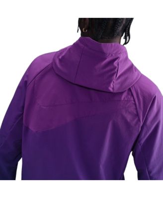 Men's Purple Barcelona AWF Woven Full-Zip Jacket