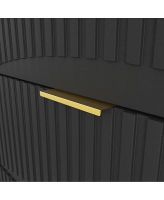 9-Drawer Dresser, 63" Large Deep Chest of Drawers, Wooden Storage Cabinet