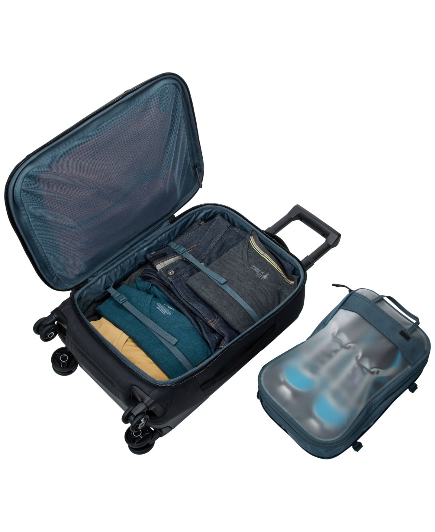 Чемодан Thule Aion Small Carry-On Spinner, цвет: Чёрный — фото 4