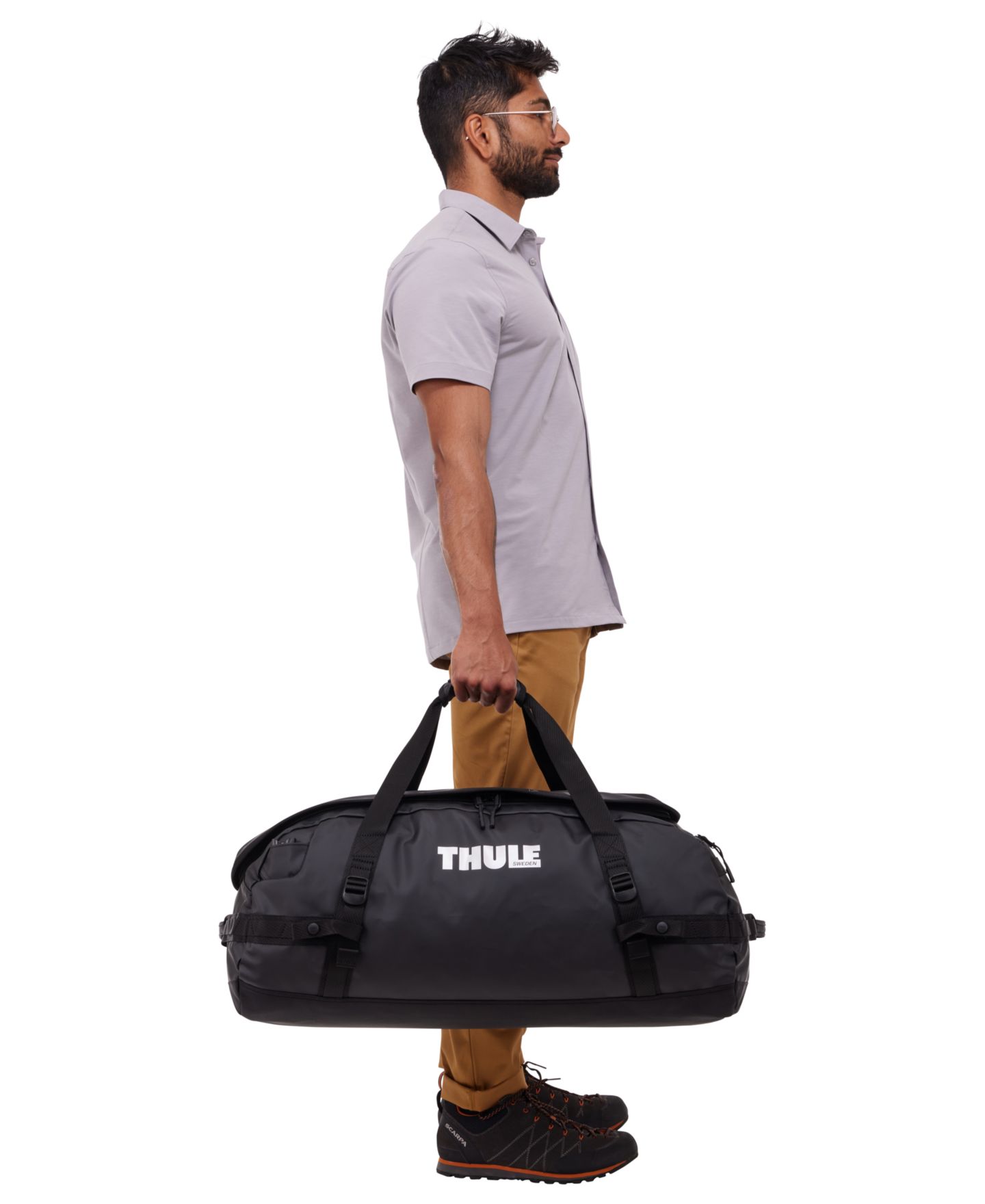 Сумка Thule Chasm Medium Duffel, цвет: Чёрный — фото 7