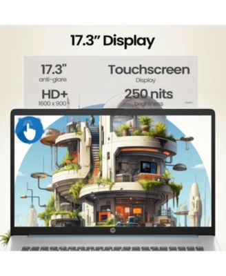 Essential 17.3" Entry Traditional Laptop AMD Ryzen 5 7430U 8GB RAM AMD Radeon Graphics 512GB SSD Storage Windows 11 Pro HD+ 60Hz