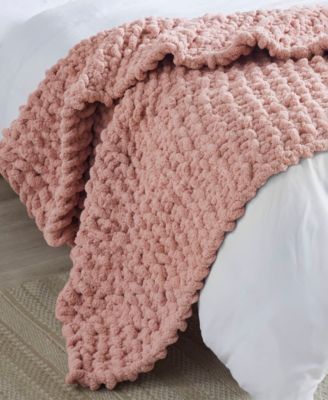 Chunky-Knit Chenille Throw, 50" x 60"