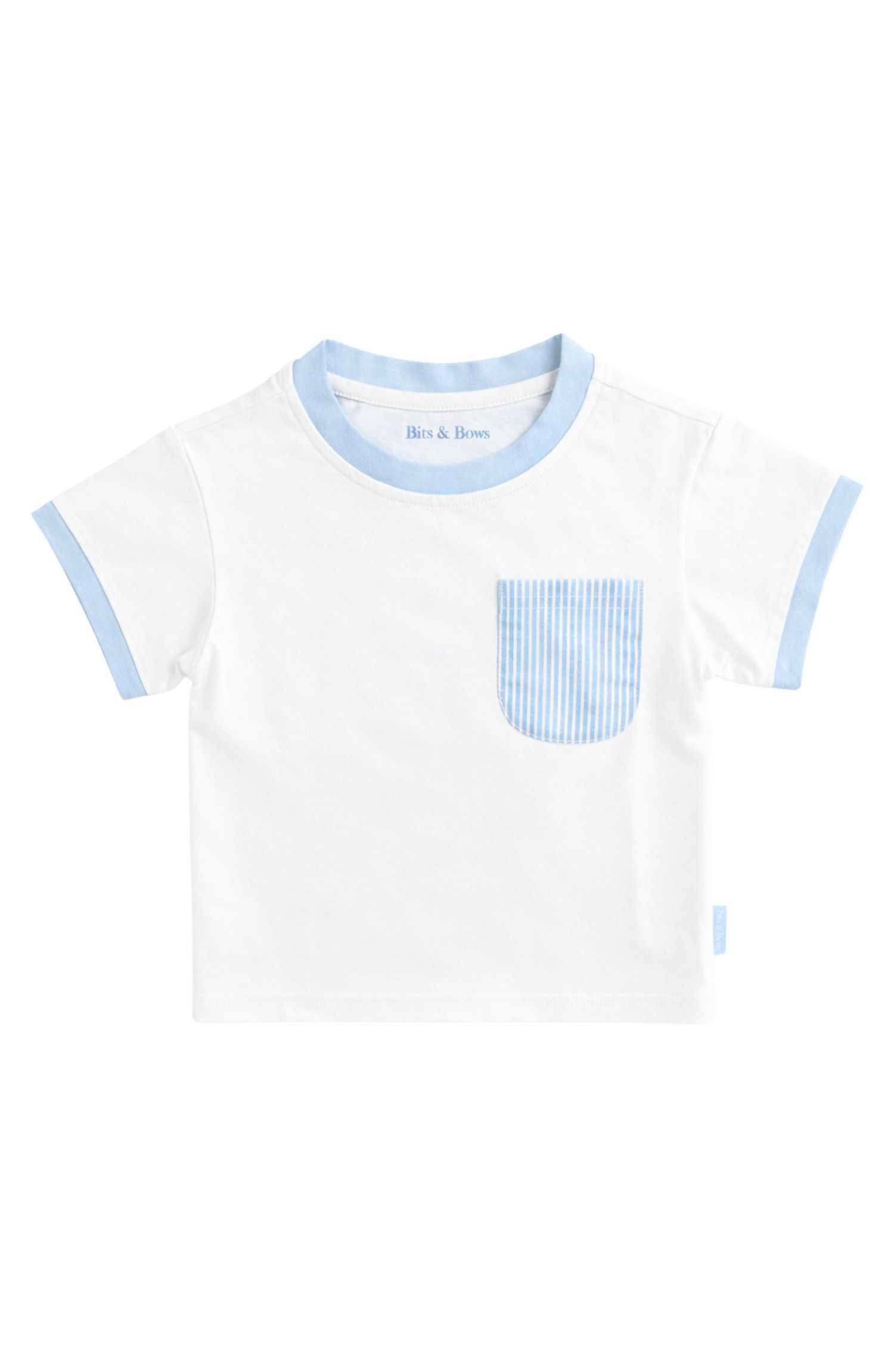 Little Boys Little/Big Seersucker Pocket T-Shirt