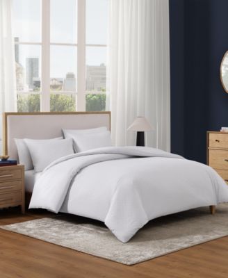 Trellis Flag Cotton Reversible 3-Pc. Duvet Cover Set, Full/Queen