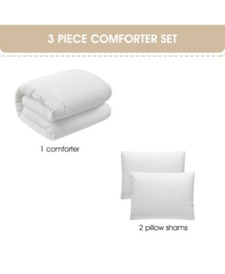 Anaya Solid 3-Pc. Comforter Set, Queen