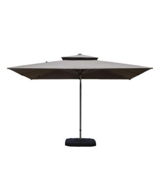 Rectangle Cantilever Umbrella with Center Pole Base Not Included