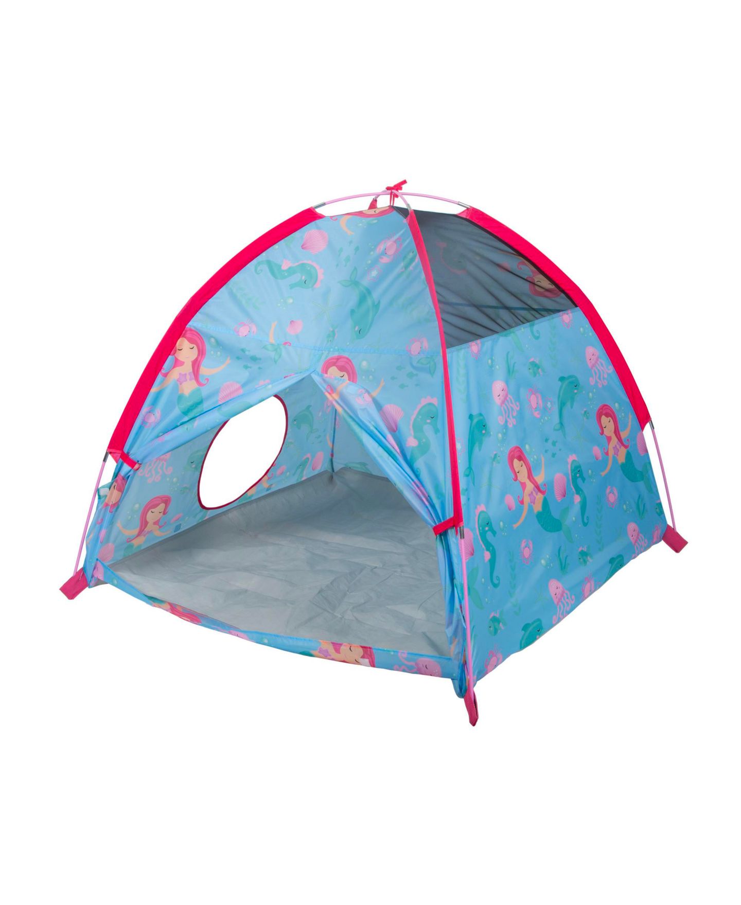 Детская игрушка Pacific Play Tents Mermaid and Friends Dome Play Tent, 36" L x 36" W x 36" H, Ages 3+, цвет: Синий — фото 1
