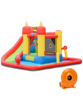 Inflatable Water Slide Bounce House with 740W Blower Included