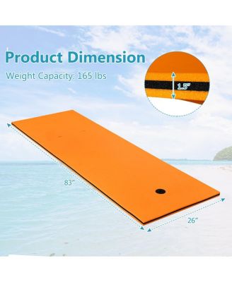 3 layers Tear resistant Relaxing Foam Floating Pad