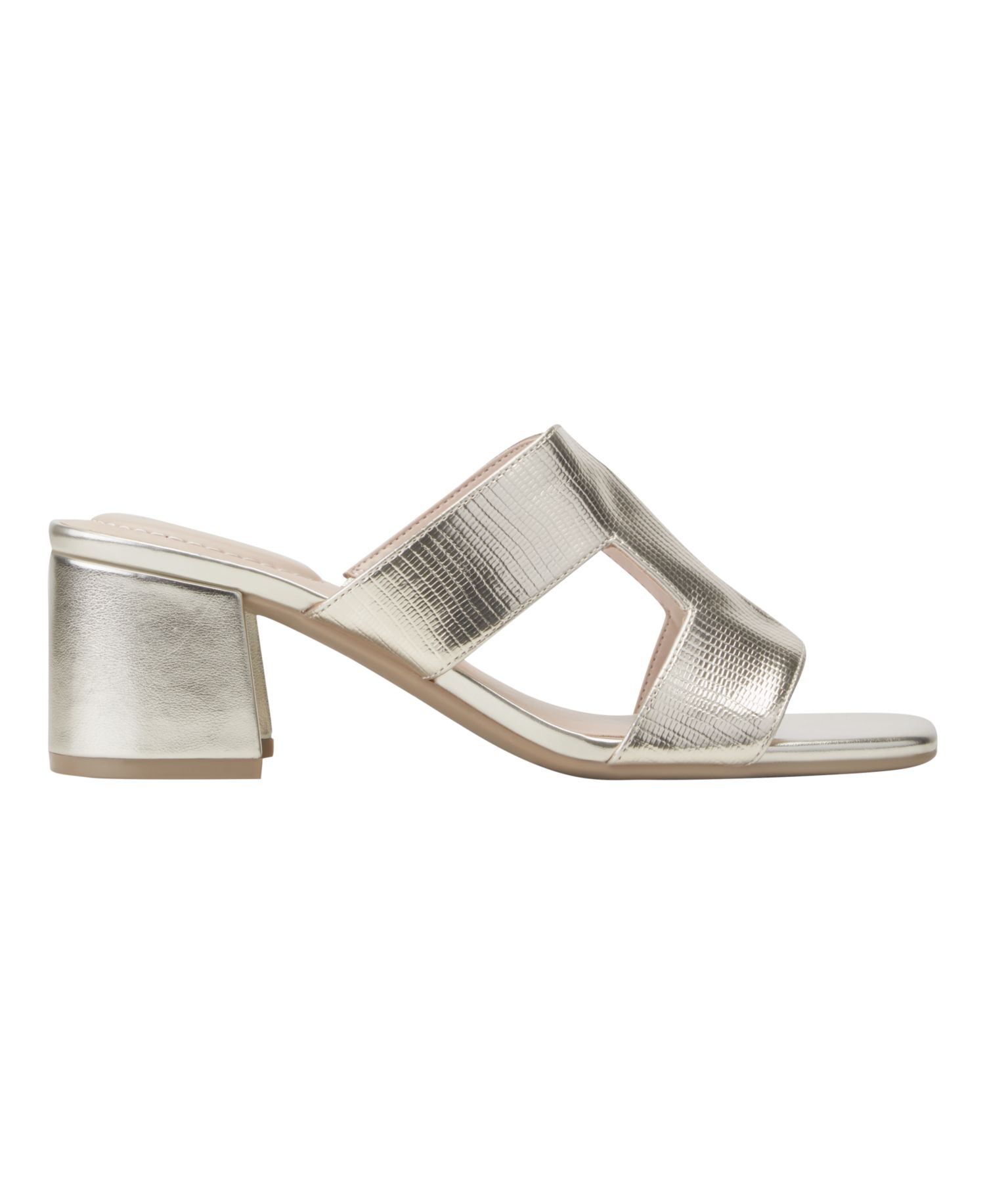 Women's Merring Block Heel Slip-On Dress Sandals