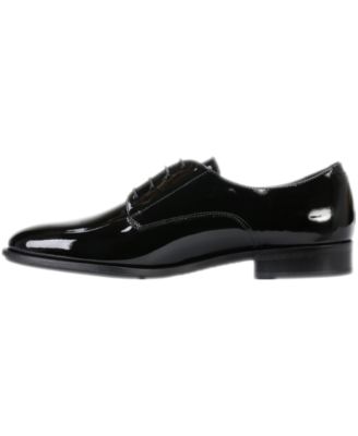 Men's Patent Leather Colby Printed Derby Dress Shoe