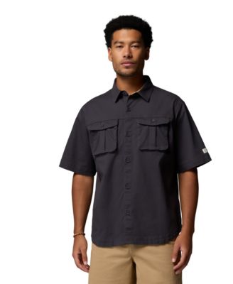 Men's Acker Rock Twill Short-Sleeve Button-Down Shirt