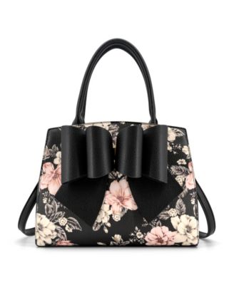 Rosalie Bow Top Handle Medium Satchel Handbag