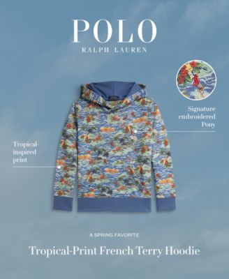 Boys' 8-20 Tropical-Print Hoodie
