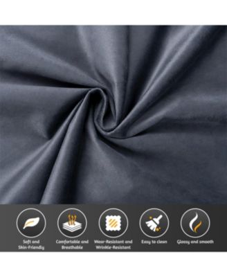 Streamdale Chesterfield Velvet Pull-Out Sofa Bed with Ottoman