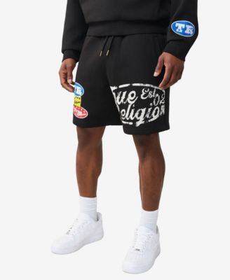 Men's Regular-Fit Logo Patch Sweat Shorts