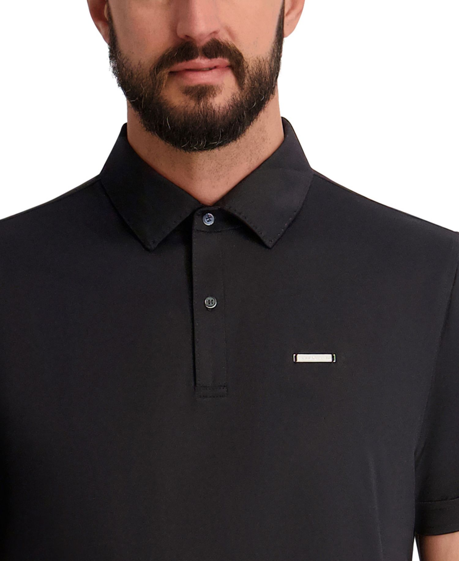 Men's Regular-Fit Short-Sleeve Spread Collar Polo Shirt