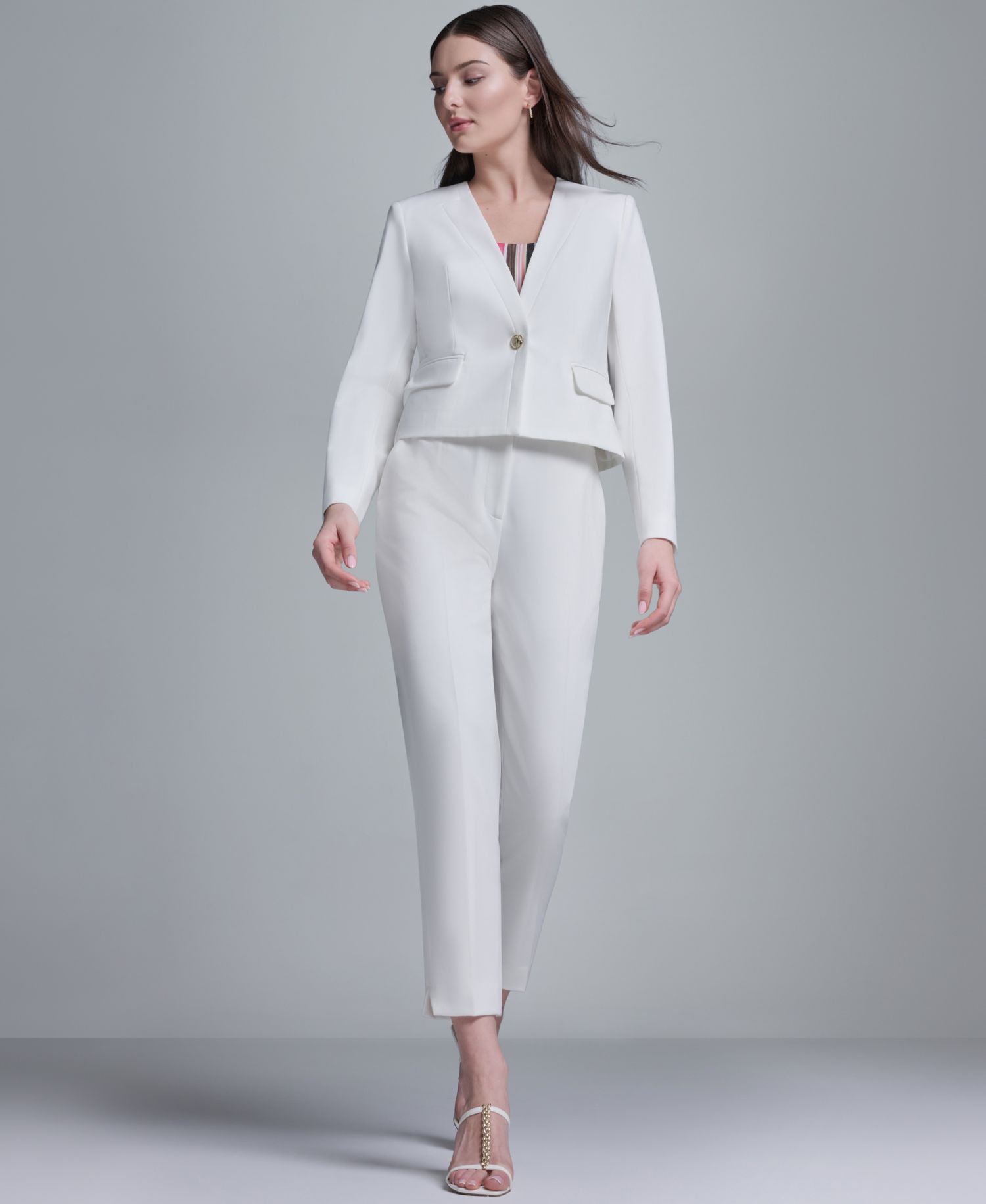 Women's Pleated High-Rise Pants