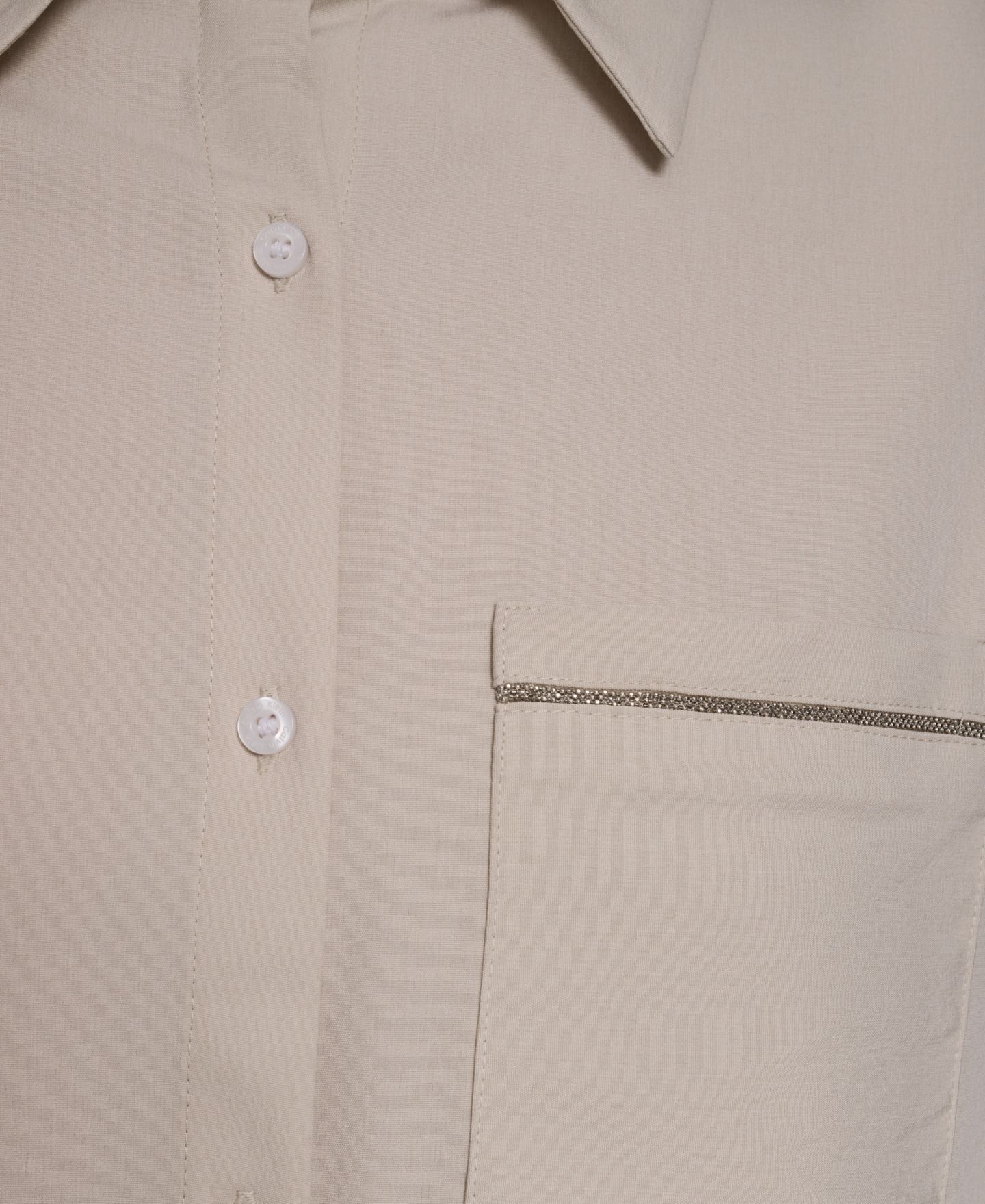 Женская рубашка Calvin Klein Button-Down, цвет: Бежевый — фото 5