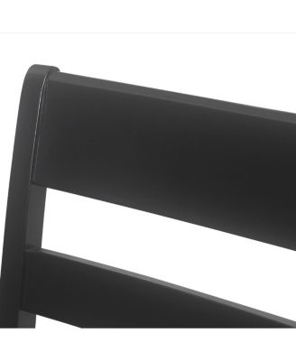 Farmhouse Upholstered Wood Counter Stools