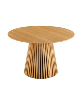 Extendable Mid-Century Modern Pedestal Dining/Coffee Table (6-10 People)