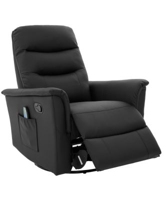Manual Recliner Chair with 8-Point Massage & Adjustable Backrest