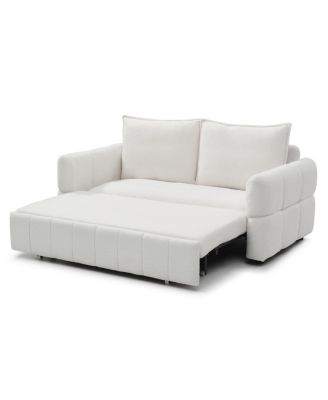 Sleeper Sofa, Sofa Bed - 3-in-1 Pull Out Couch Bed with Teddy Chaise