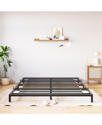 8 Inch Bed Frame No Box Spring Needed, Heavy Duty Metal Platform Bed Frame Size for Bedroom Easy Assembly, Noise Free