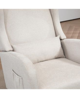 Modern Rocking Chair with Footrest
