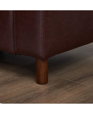 112" Luxury PU Leather Sofa