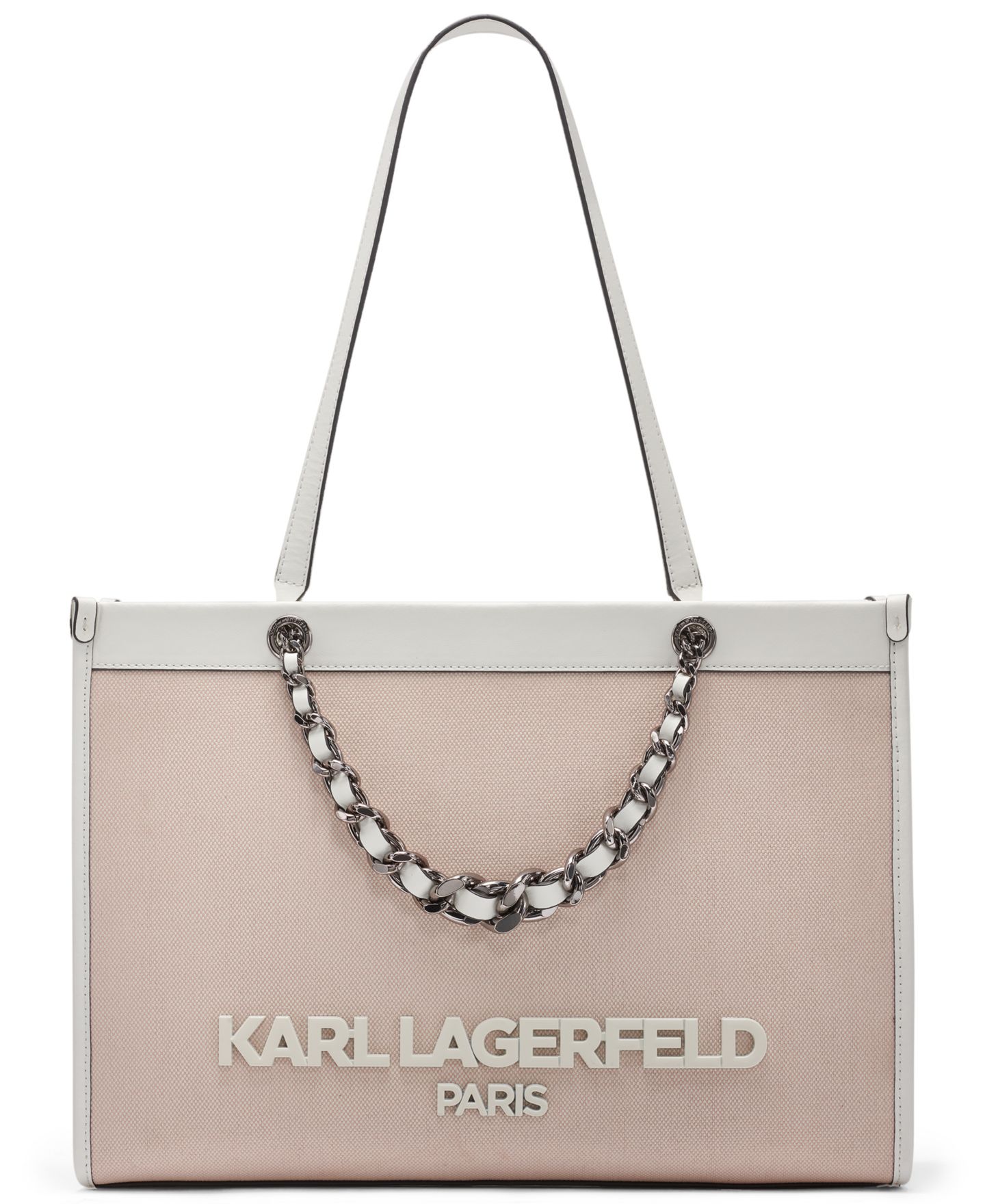 Женская сумка KARL LAGERFELD PARIS Savoie Large Tote Handbag, цвет: Светлый розовый — фото 1
