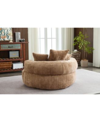 Streamdale Foam Bean Bag Chair w/ Soft Chenille Cover