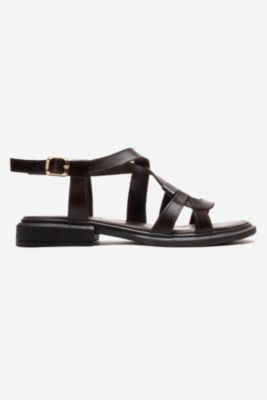 Womens Laveda Leather Strap Sandal
