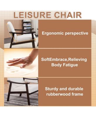 Modern armchair with high back