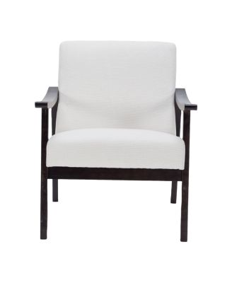 Modern armchair with high back