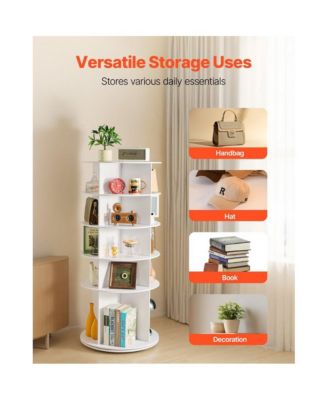 5-Tier Rotating Shoe Rack 360&deg; Spinning Carousel